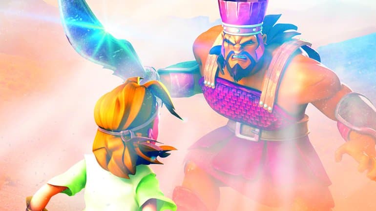 David et le géant Goliath