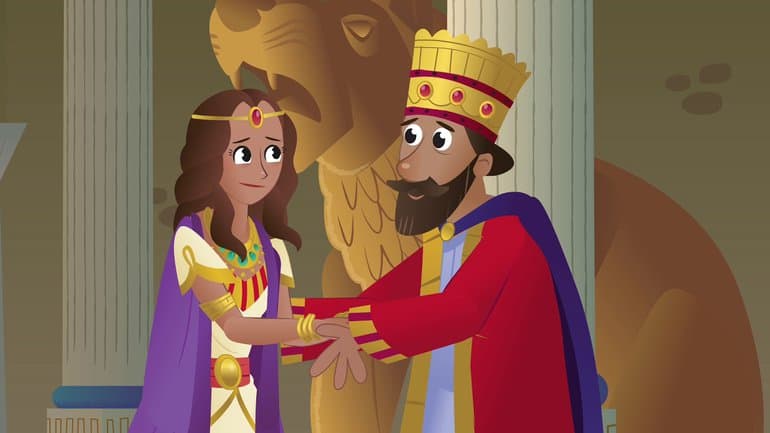 La belle et courageuse reine - La Bible App pour les Enfants - Histoire 18